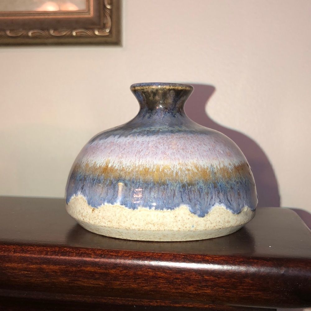 Vintage Handmade Stone Mini Vase